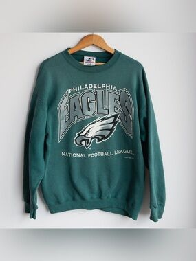 Vintage 1996 Philadelphia Eagles NFL Logo Athletic Crewneck Large